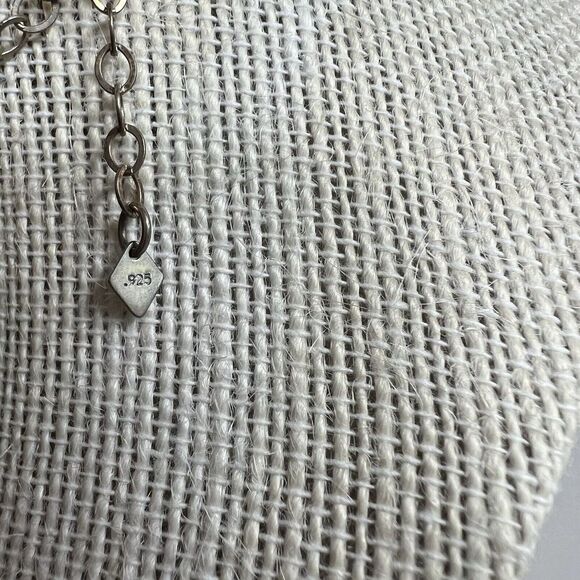 Silpada 9 Strand Toned Liquid Silver Hammered Pendant Necklace #N1288 - Picture 4 of 4